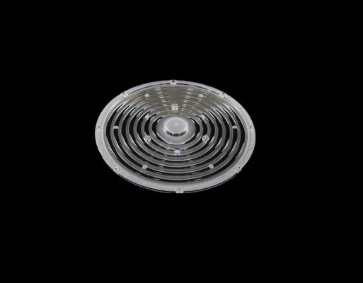 Φ265mm High Bay UFO LED Optical Lens 120 องศา สําหรับการส่องแสงพื้นที่อุตสาหกรรมพลังงานสูง