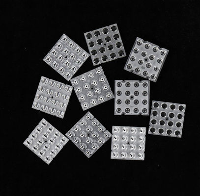SMD3030 50x50mm 16in1 15 องศา เลนส์สปายซิ่งยืดหยุ่น สําหรับ Street & Area Lighting