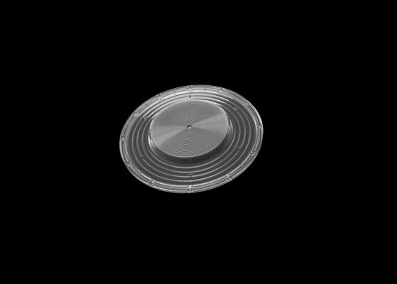 92% ประสิทธิภาพ Φ293mm 90 องศา PC Led Lens สําหรับโรงเก็บ โรงงานแสง