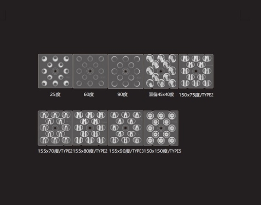 เลนส์ไฟถนน LED 3030 แบบ Multi Lens Array 12in1 Type I ขนาด 12 นิ้ว 50x50 มม.